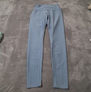 Alo Womens Full Lenght Leggings Reflective Logo Sz. M